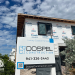 elevating one side of a duplex after flooding