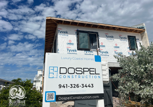 elevating one side of a duplex after flooding